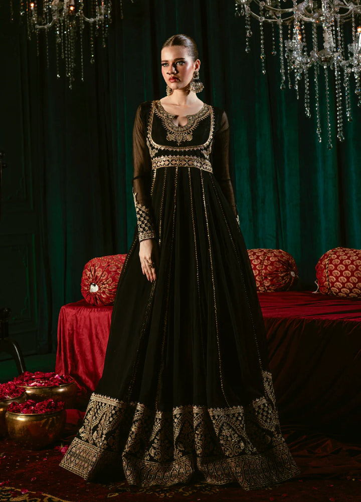 Aura by Haniumaimaz RTW Embroidered Chiffon 2 Piece Suit HUM26RCA WIZMA - Festive Collection