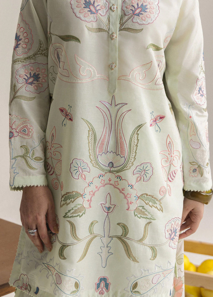 Coco by Zara Shahjahan Unstitched Embroidered Lawn 3 Piece Suit CZS26UCLP SIA-4B - Eid Collection