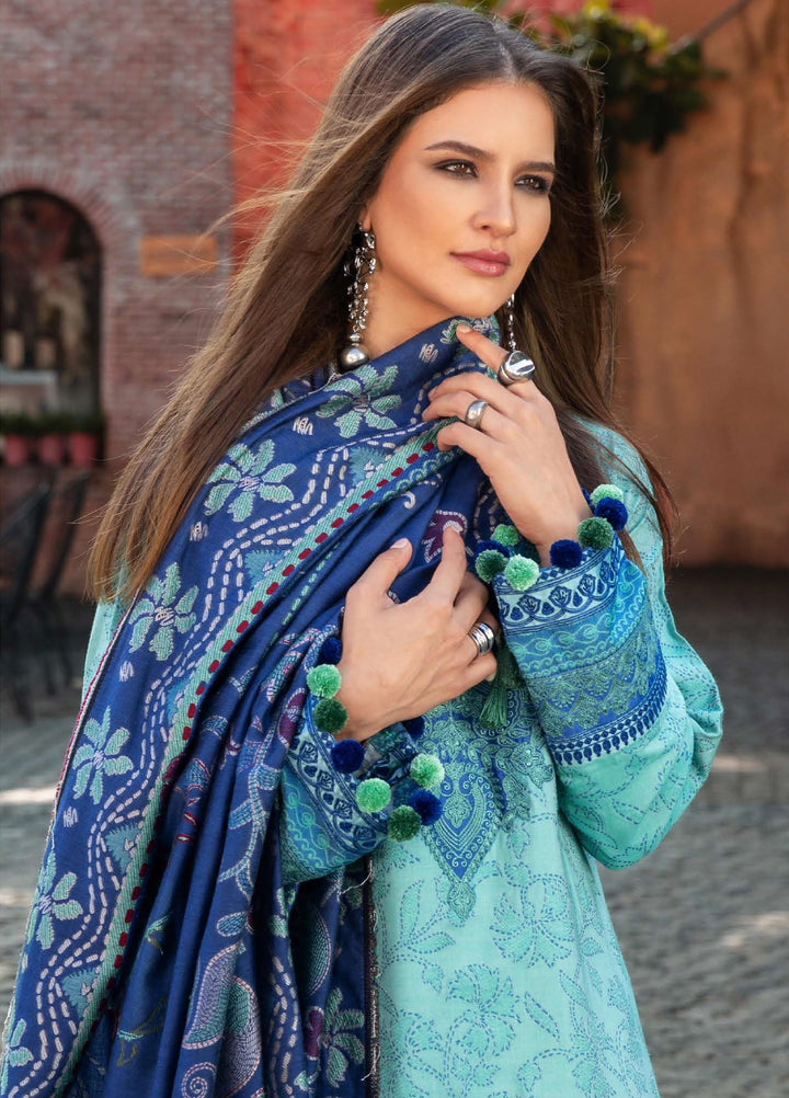 Mushq Broadway Under the Tuscan Sun Embroidered Viscose Suits Unstitched 3 Piece MQ25BT D-05 chianti Glow - Winter Collection