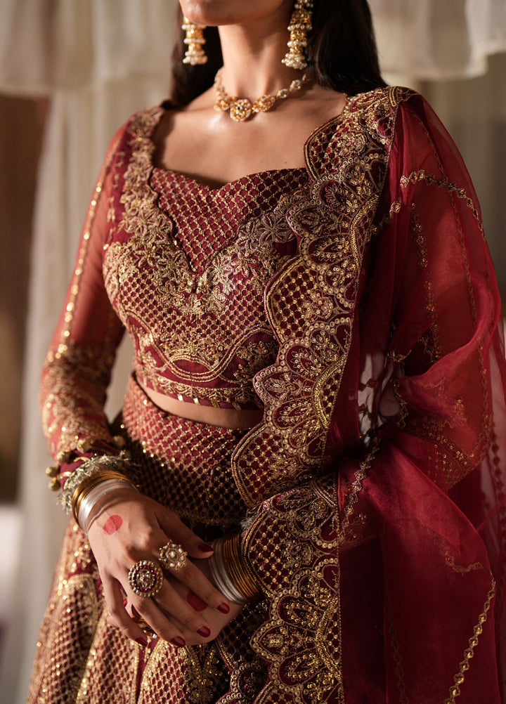 Dastan E Ishq by Ajr Festive Embroidered Unstitched Organza 3 Piece Suits AJR25DI D-3 Parizad - Formals Collection