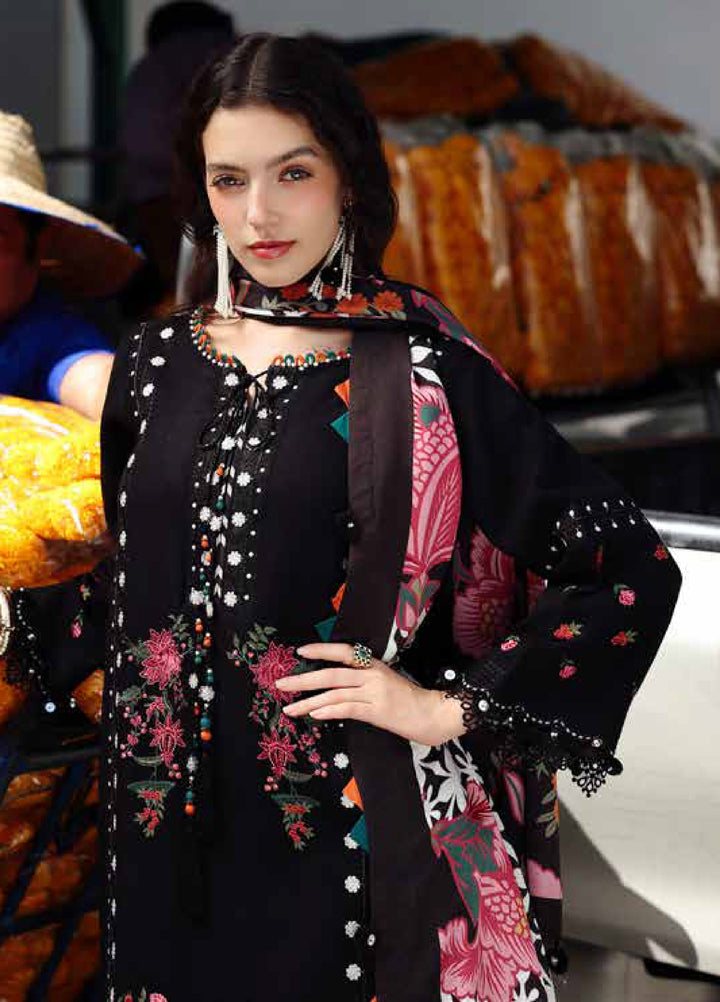 Poshima by Charizma Embroidered Peach Leather Suits Unstitched 3 Piece CZ25PW PSW5-07 - Winter Collection