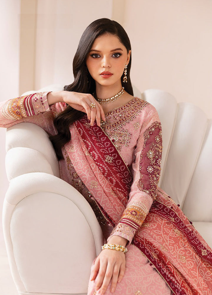 Xenia Formal Luxury Unstitched Embroidered Chiffon Suits 3 Piece XE25FL XF-1043 Raniza - Formals Collection