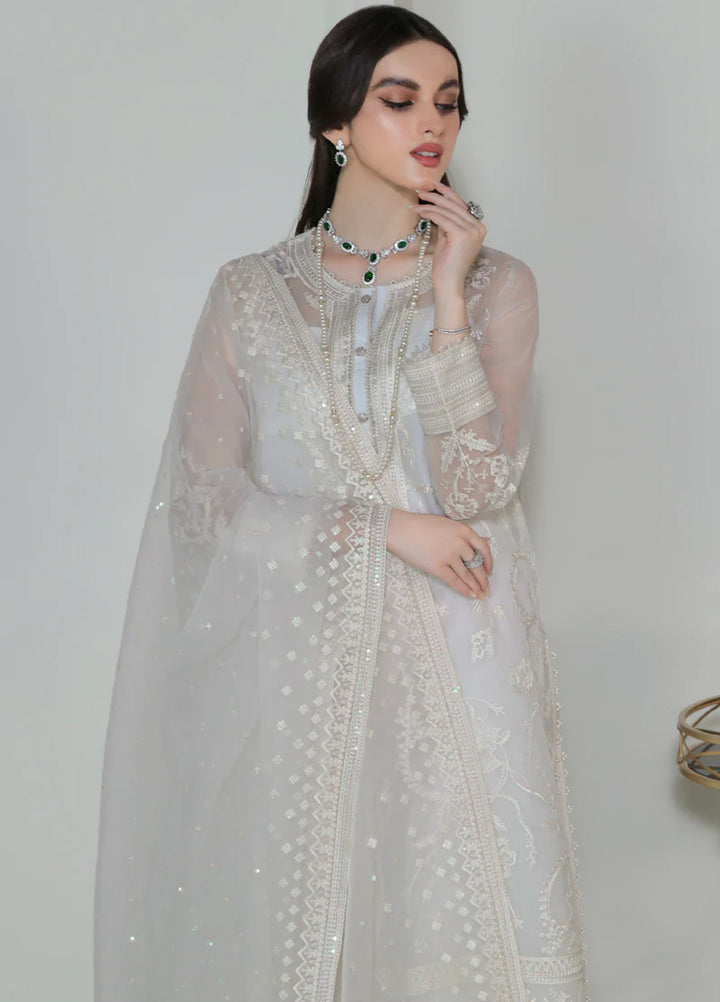 Chantelle by Baroque Unstitched Embroidered Organza 3 Piece Suit BQ26UFC BQU-UF-D-186 - Festive Collection