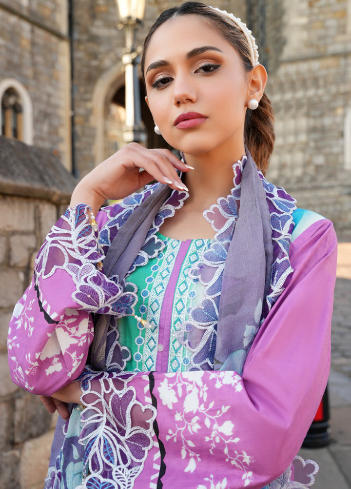 Al Zohaib Printkari Unstitched Embroidered Lawn 3 Piece Suit AZ26ULP 03 - Summer Collection
