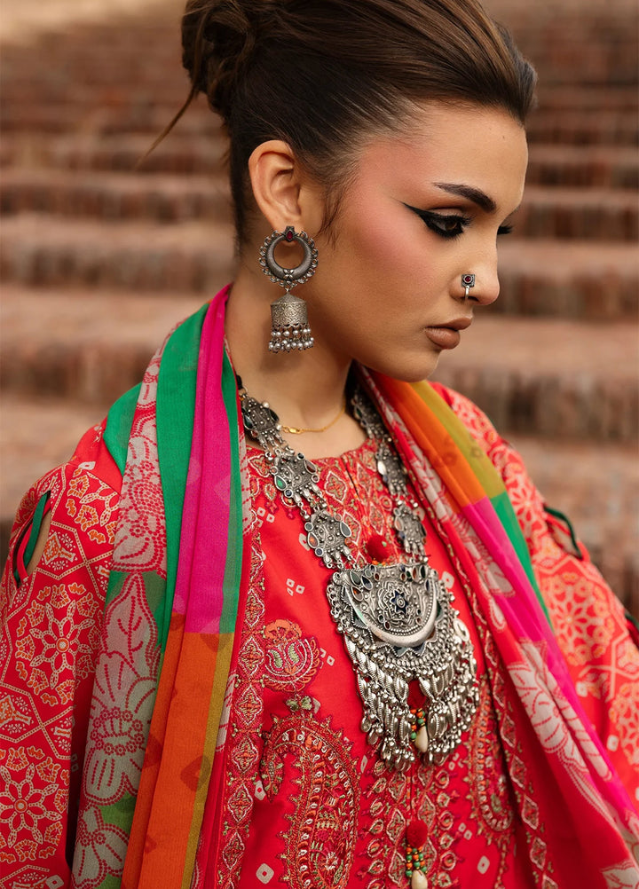 Chunri by Charizma Unstitched Embroidered Lawn 3 Piece Suit CHR26UCL CHN6-06 - Summer Collection