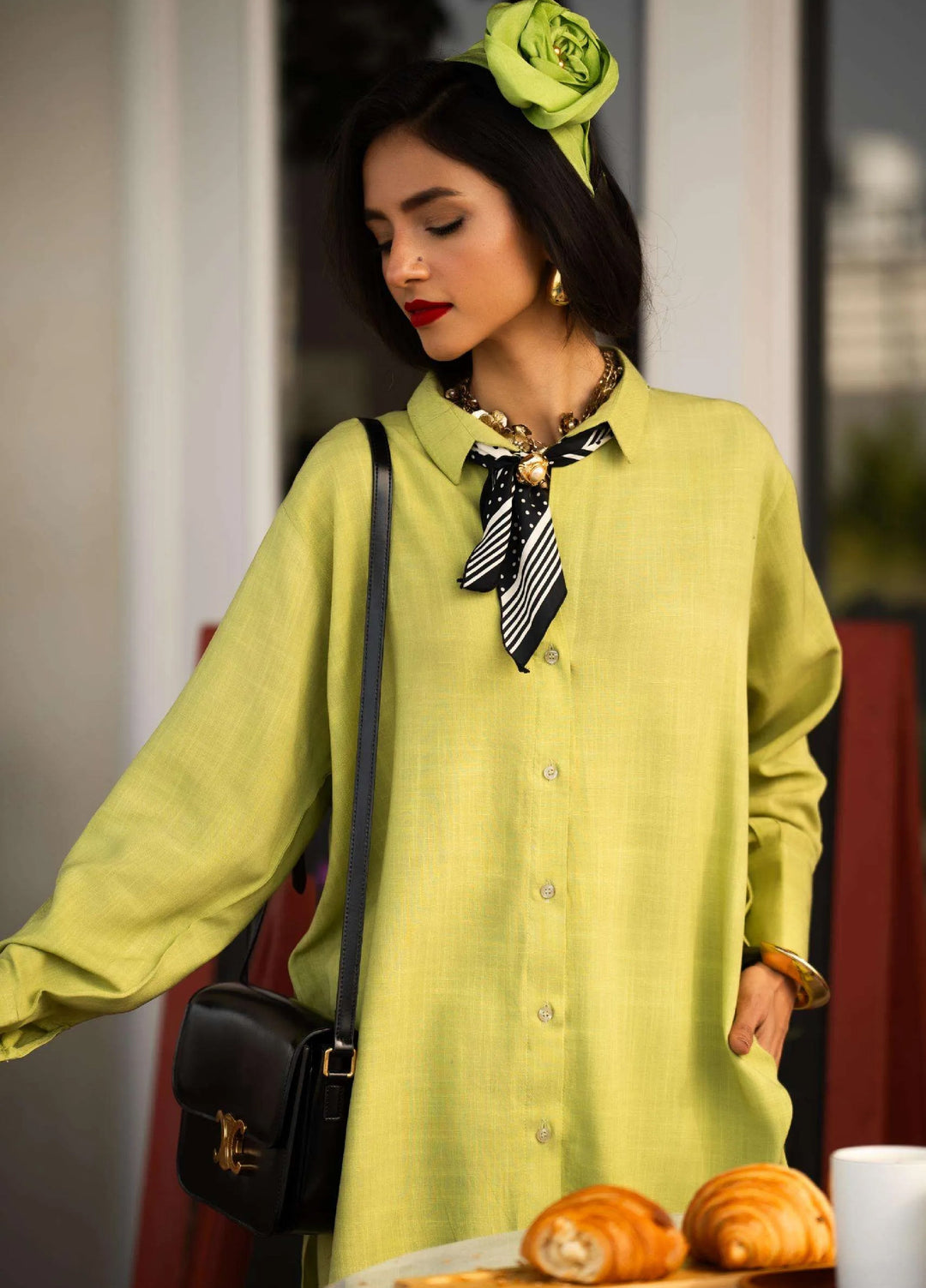Minor Defect by Ayesha Somaya RTW Solids Irish Linen 2 Piece Suit Stella Casual Collection
