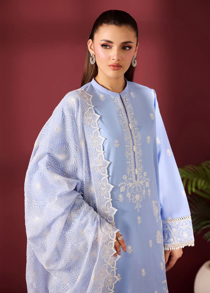 Alizeh Fashion Unstitched Embroidered Lawn 3 Piece Suit AF26ULE AF-EL-7059-COSMIC - Summer Collection
