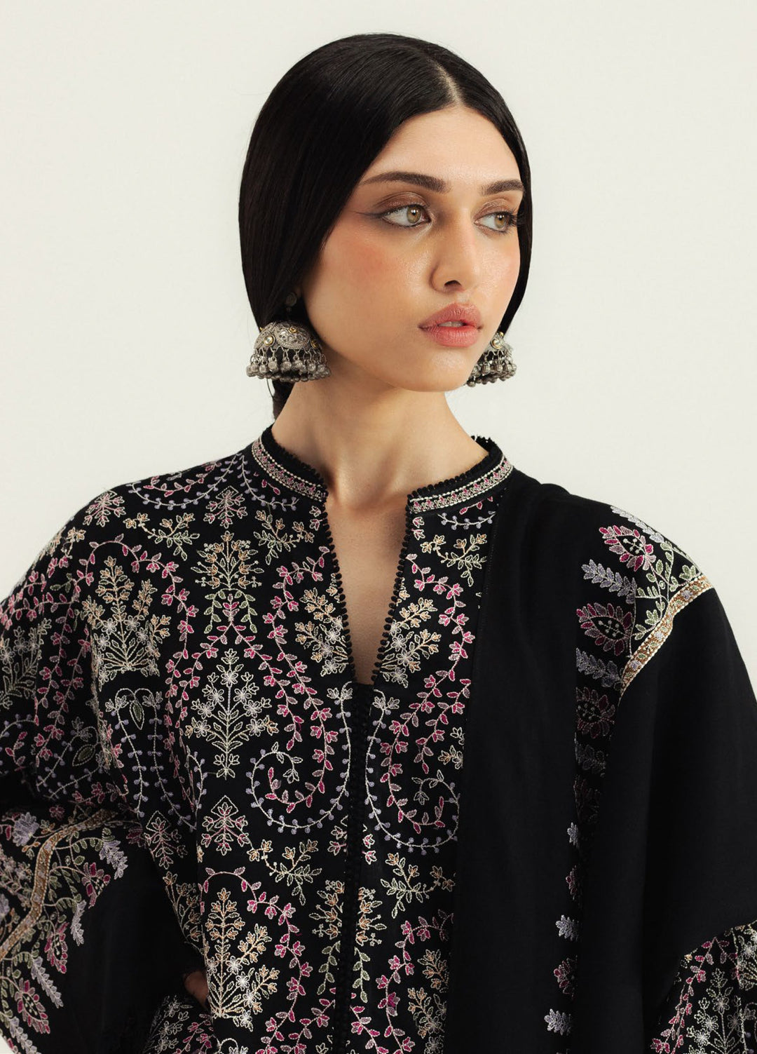 Zara Shahjahan Unstitched Winter Marina Embroidered Suits 3 Piece CZS25WC D2-Shahgul - Winter Collection