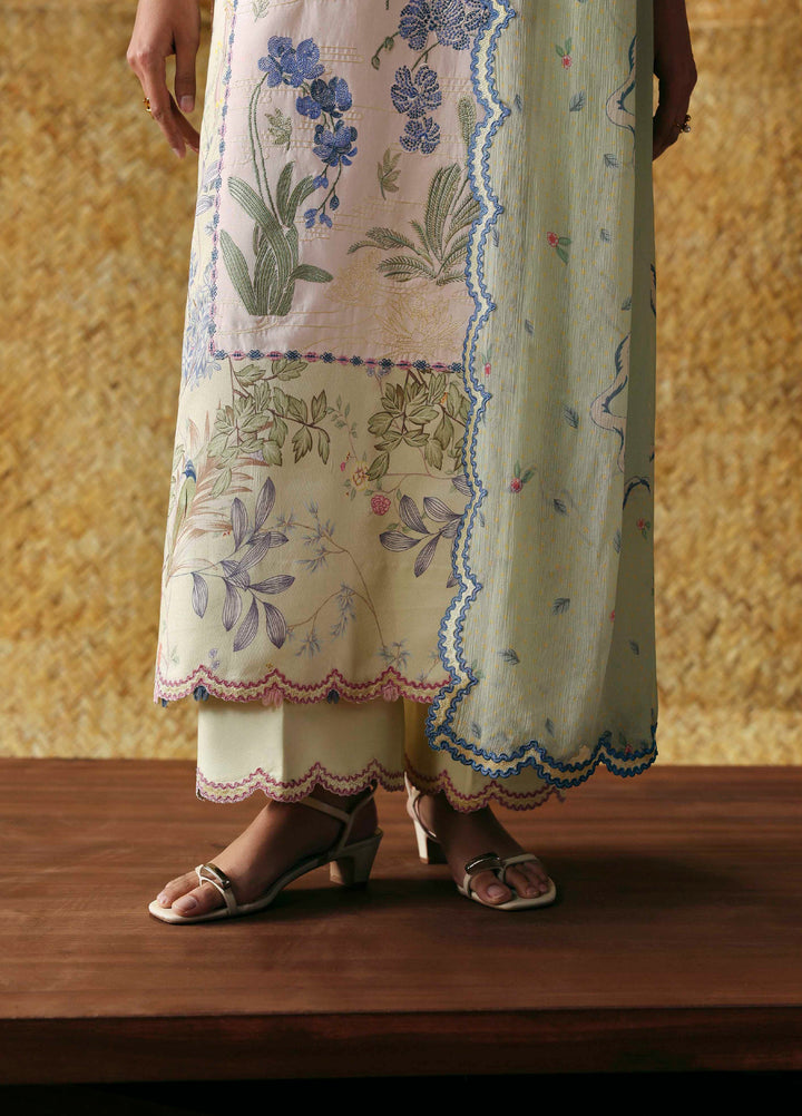 Sable Vogue Unstitched Embroidered Lawn 3 Piece Suit SV26ULL SL-08-26-V2 - Festive Collection