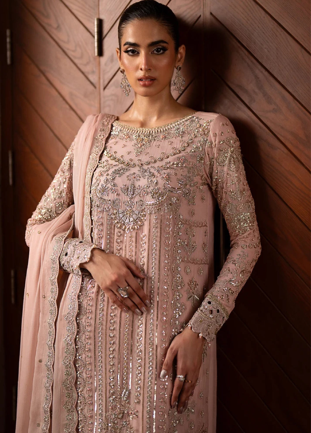 Casabella by Emaan Adeel Unstitched Embroidered Chiffon 3 Piece Suit KAYLIN - Festive Collection
