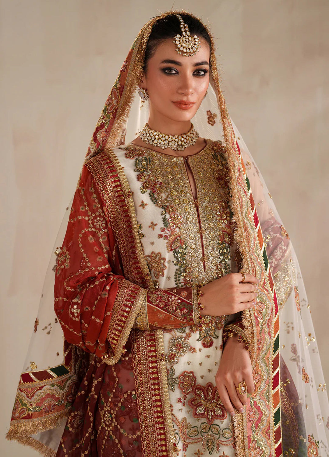 Chantelle by Baroque Unstitched Embroidered Net 3 Piece Suit BQ26UFC UF-4368 - Festive Collection