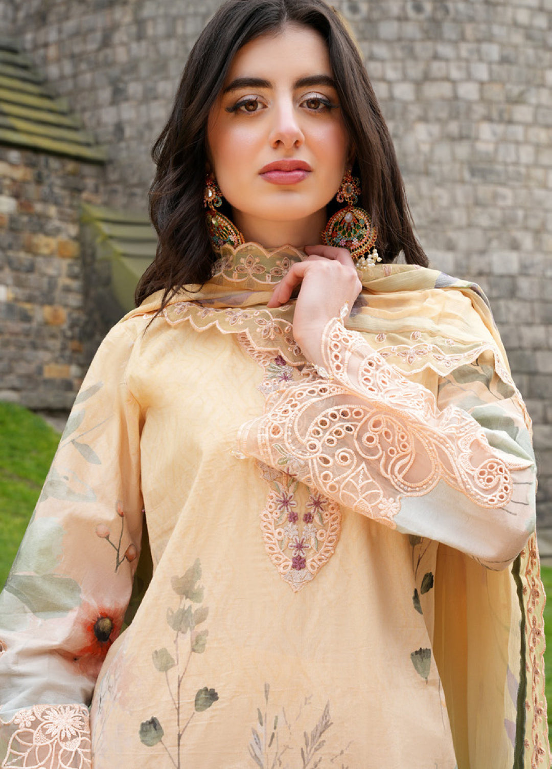 Al Zohaib Printkari Unstitched Embroidered Lawn 3 Piece Suit AZ26ULP 11 - Summer Collection