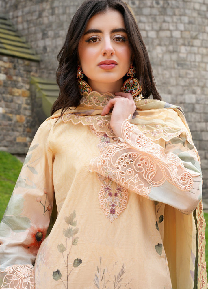 Al Zohaib Printkari Unstitched Embroidered Lawn 3 Piece Suit AZ26ULP 11 - Summer Collection