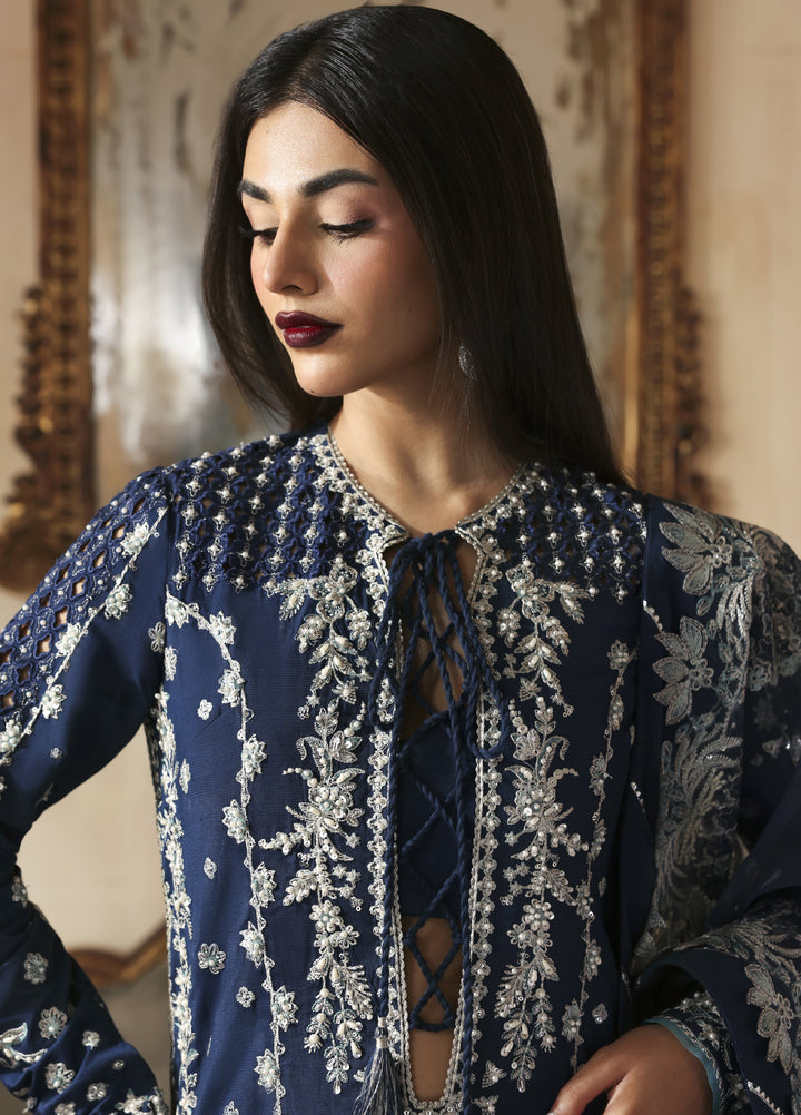 Jahanara by Zarposh Embroidered Raw Silk Suits Unstitched 3 Piece ZP25JF Inara - Festive Collection