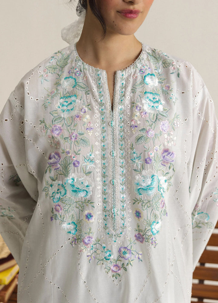 Coco by Zara Shahjahan Unstitched Embroidered Lawn 3 Piece Suit CZS26UCLP LUNE-2A - Eid Collection