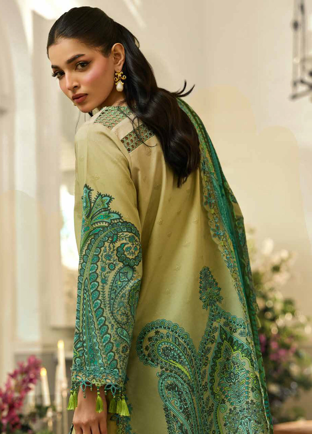 Sun Shine by Charizma Unstitched Embroidered Lawn 3 Piece Suit CHR26ULS CSN6-19 - Summer Collection