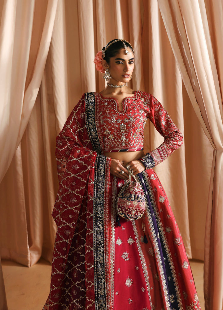 Gulaal Unstitched Embroidered Silk Suits 3 Piece GL25UW AYSANA-WU-11 - Wedding Collection