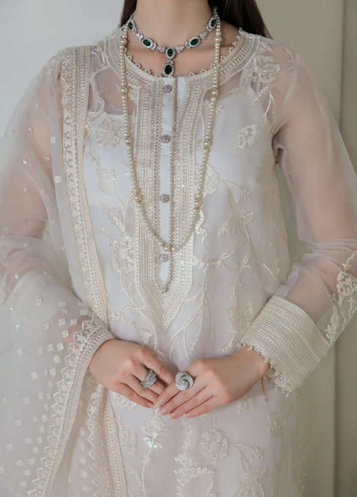 Chantelle by Baroque Unstitched Embroidered Organza 3 Piece Suit BQ26UFC BQU-UF-D-186 - Festive Collection