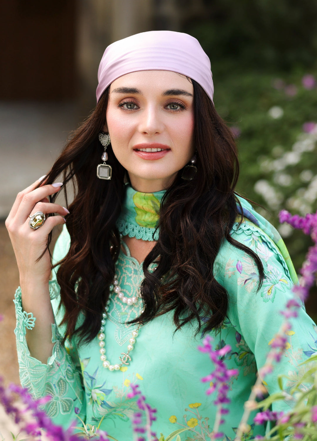 Rang Rasiya Lifestyle Lawn Unstitched Embroidered 3 Piece Suit RR25ULS SAGE - Summer Collection