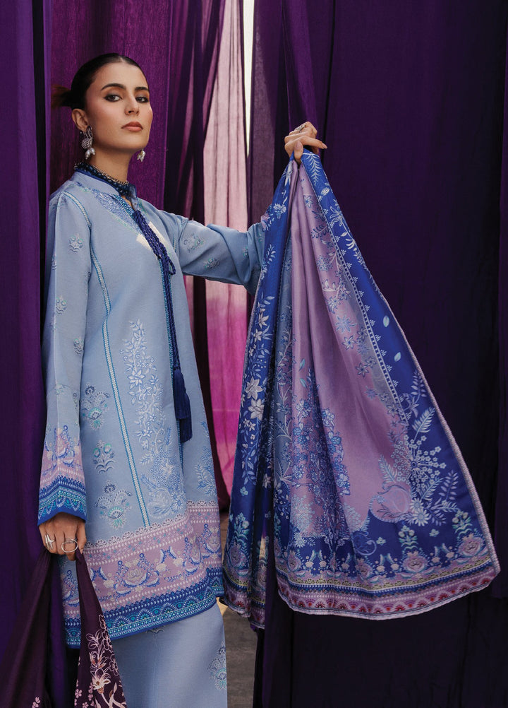 Aik Roz by Aik Atelier Unstitched Khaddar Printed Suits 3 Piece AIK25RK Look 08 - Winter Collection