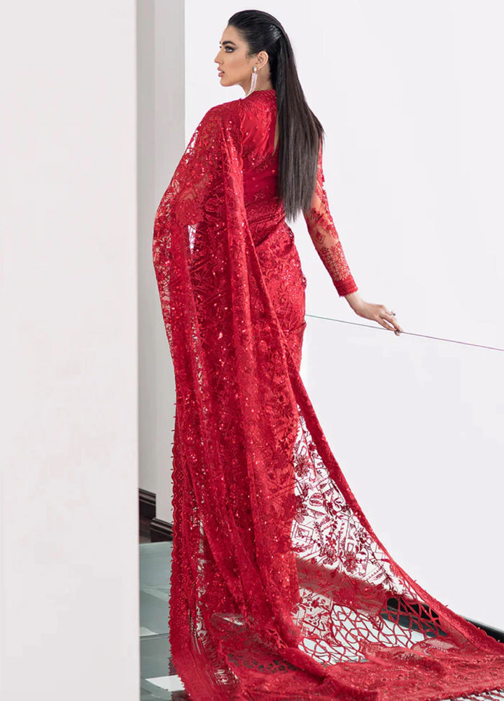 Chantelle by Baroque Unstitched Embroidered Net 3 Piece Suit BQ26UFC EC-06 - Festive Collection