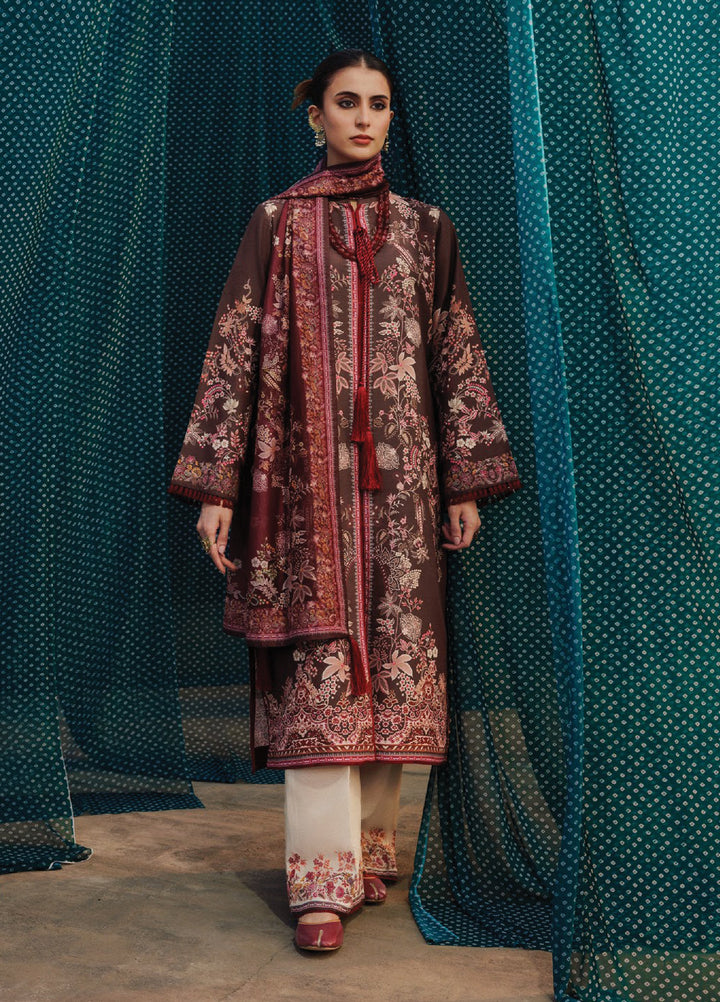 Aik Roz by Aik Atelier Unstitched Khaddar Printed Suits 3 Piece AIK25RK Look 05 - Winter Collection