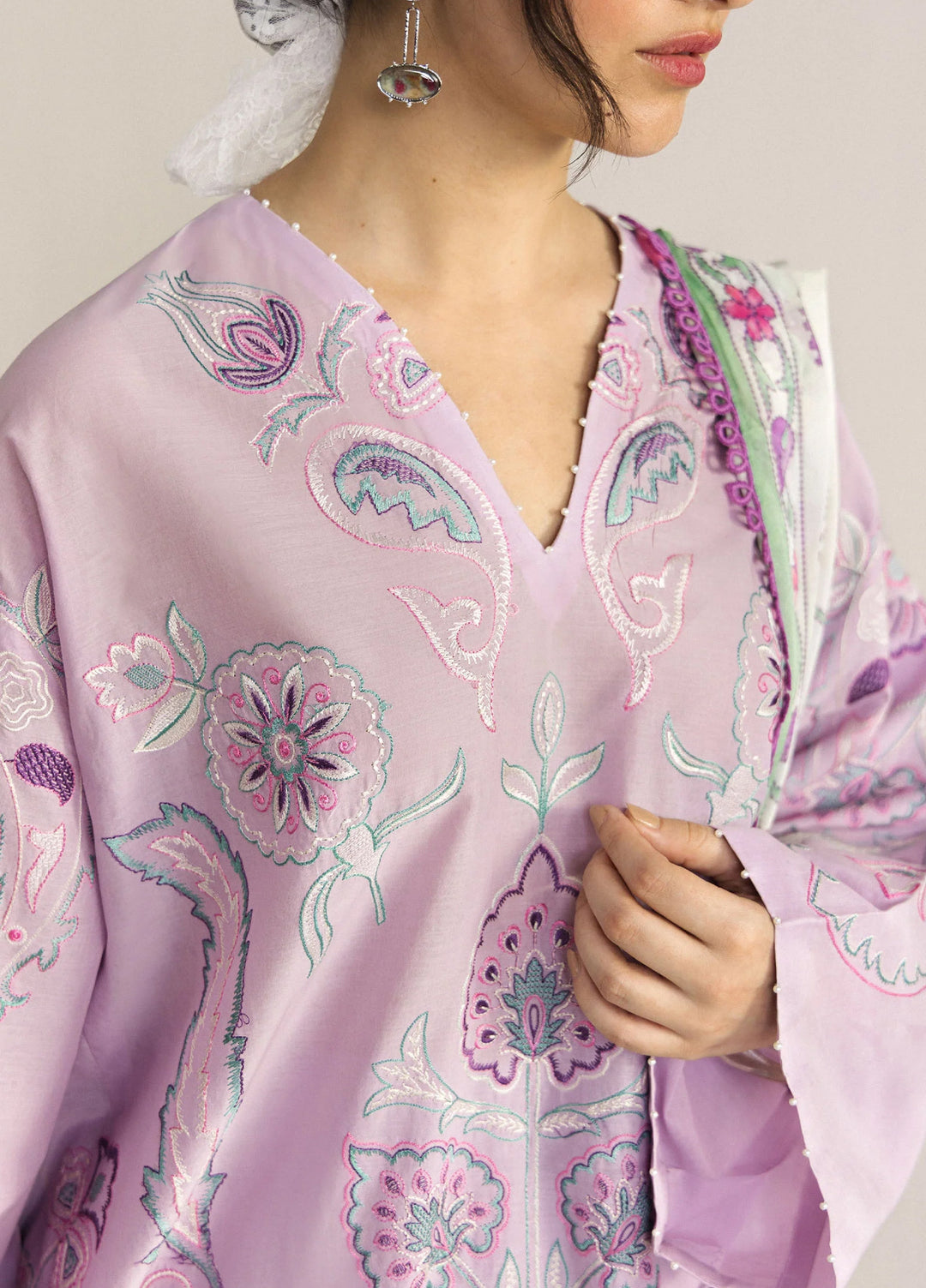 Coco by Zara Shahjahan Unstitched Embroidered Lawn 3 Piece Suit CZS26UCLP SIA-4A - Eid Collection