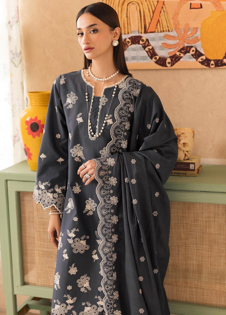 Nissa by Rajbari Unstitched Chikankari Embroidered Lawn 3 Piece Suit RB26UNCL D-1 - Summer Collection