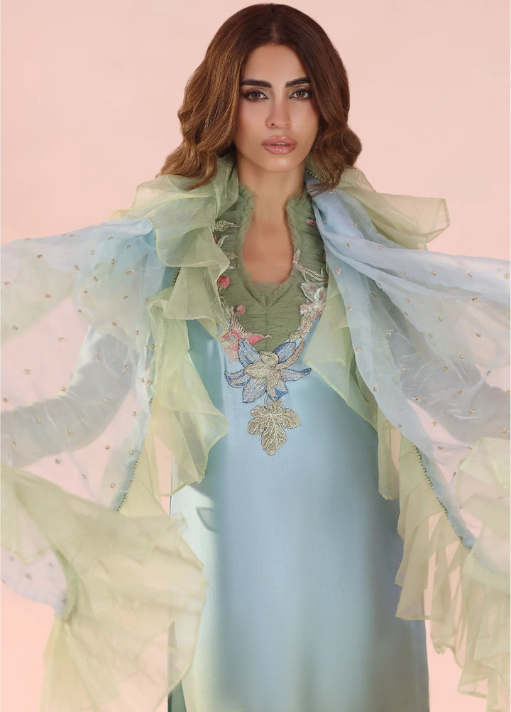 Eterna by Musferah Saad Pret Embroidered Tissue Silk 2 Piece Pastel Mirage - Festive Collection