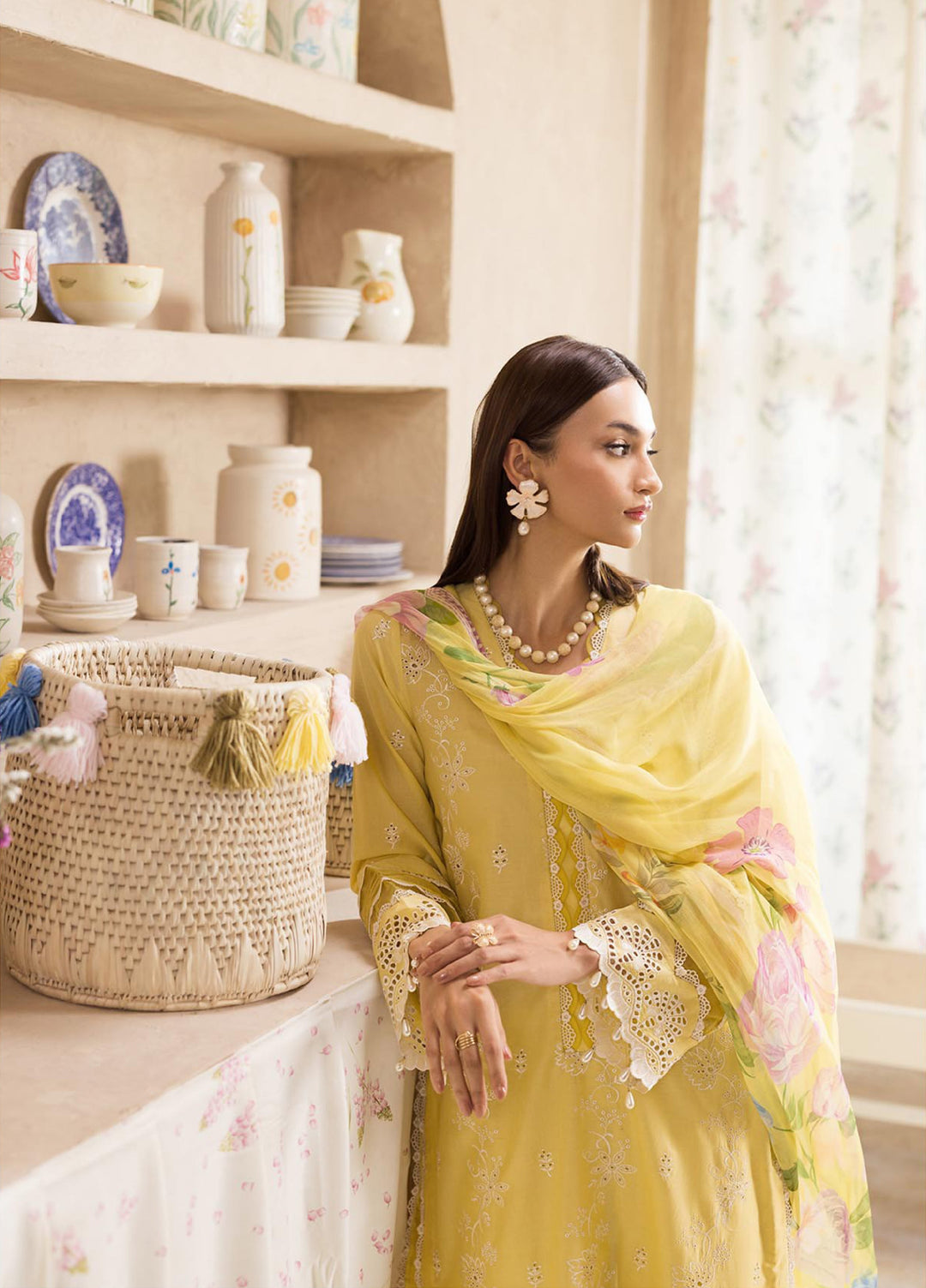 Nissa by Rajbari Unstitched Chikankari Embroidered Lawn 3 Piece Suit RB26UNCL D-3 - Summer Collection