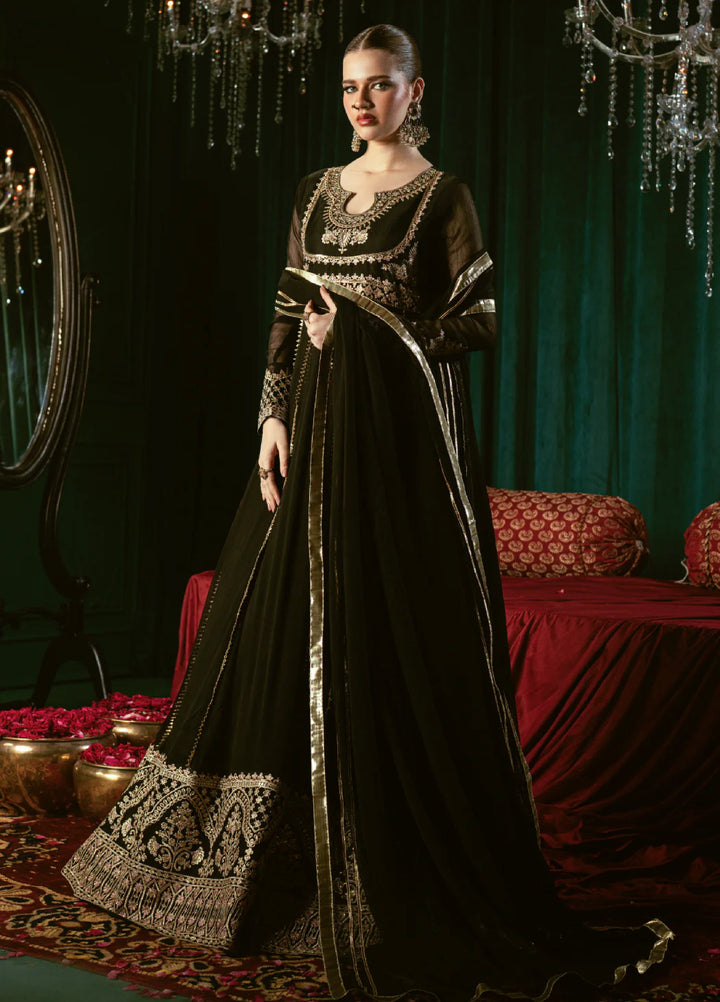 Aura by Haniumaimaz RTW Embroidered Chiffon 2 Piece Suit HUM26RCA WIZMA - Festive Collection