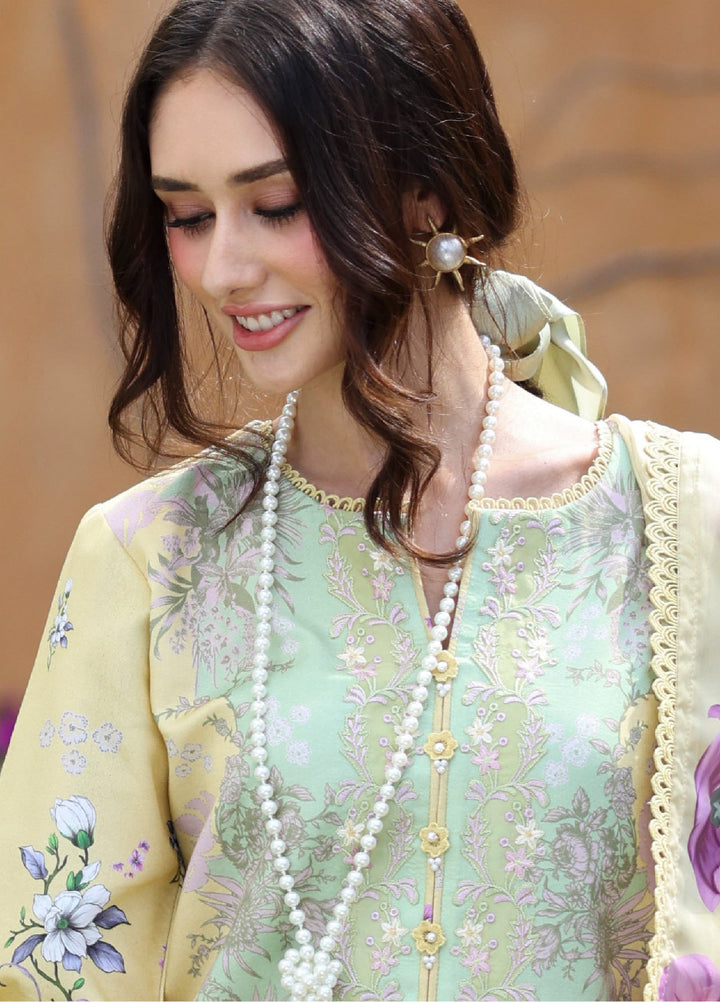 Rang Rasiya Lifestyle Lawn Unstitched Embroidered 3 Piece Suit RR25ULS HAZEL - Summer Collection
