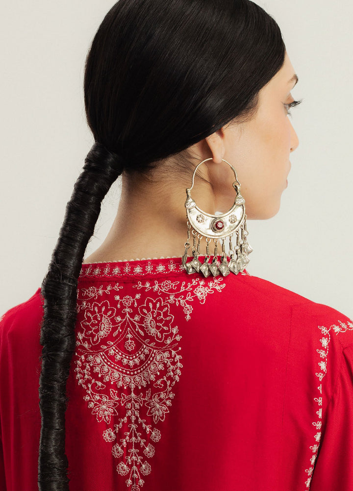 Zara Shahjahan Unstitched Winter Marina Embroidered Suits 3 Piece CZS25WC D5-Laalazar - Winter Collection