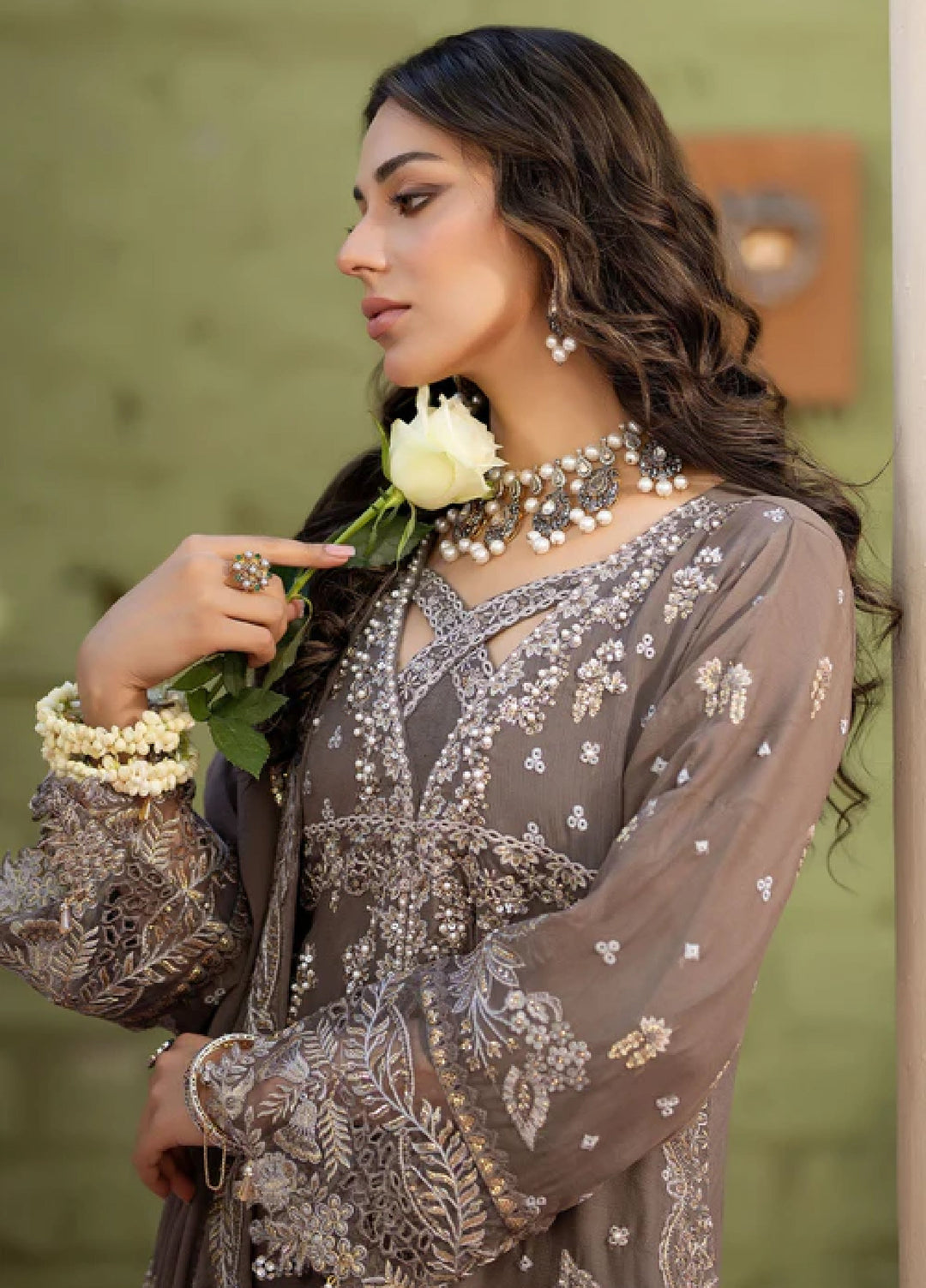 Sahellian by Meerak Women Pret Luxury Chiffon 4 Piece Gulrukh - Formals Collection