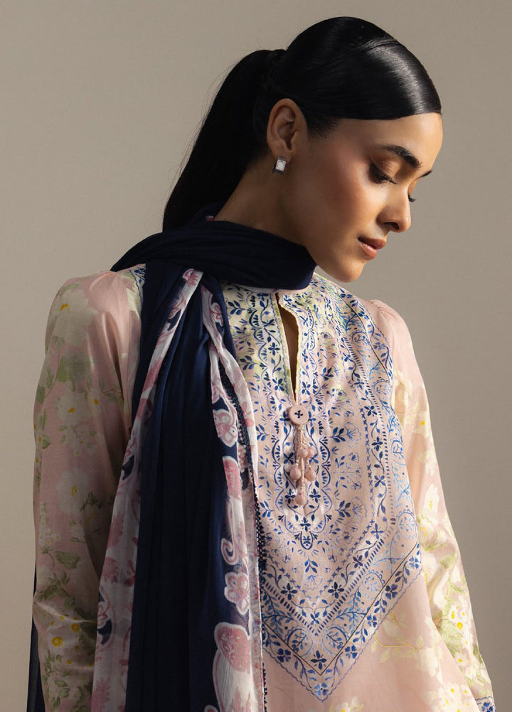 Coco by Zara Shahjahan Unstitched Printed Lawn 3 Piece Suit CZS26ULV HARU-1A - Summer Collection