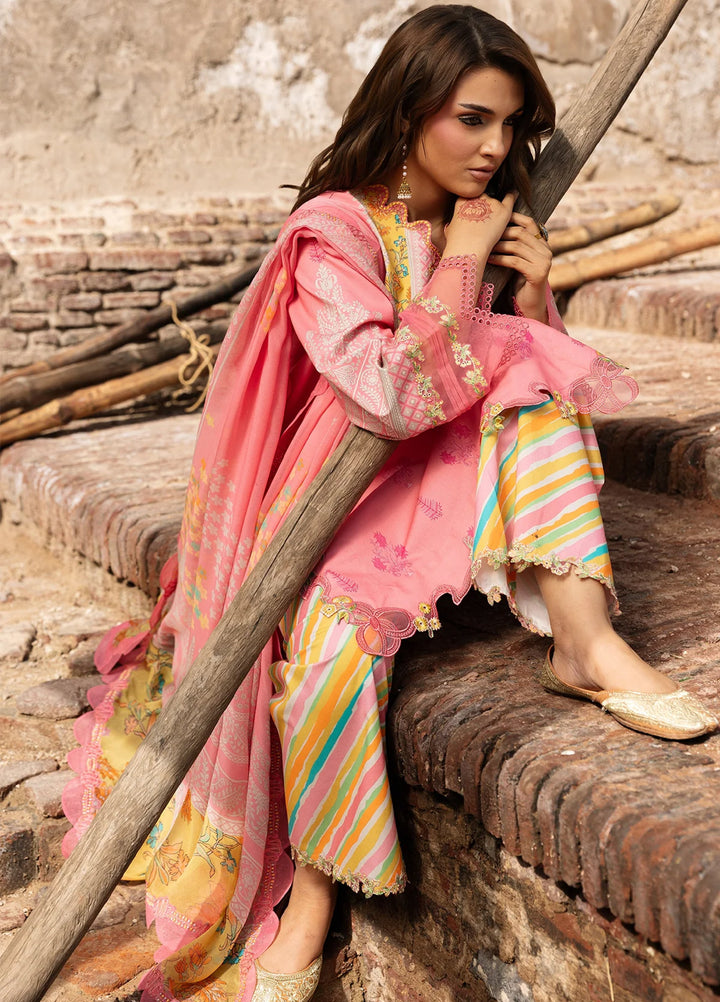 Chunri by Charizma Unstitched Embroidered Lawn 3 Piece Suit CHR26UCL CHN6-08 - Summer Collection