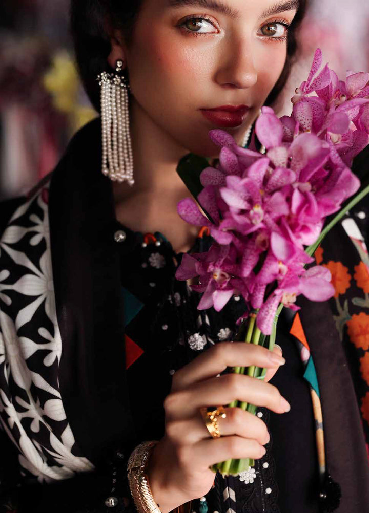 Poshima by Charizma Embroidered Peach Leather Suits Unstitched 3 Piece CZ25PW PSW5-07 - Winter Collection