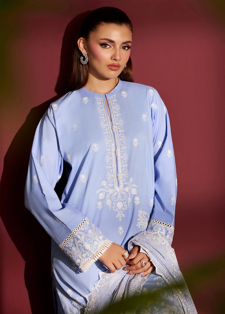 Alizeh Fashion Unstitched Embroidered Lawn 3 Piece Suit AF26ULE AF-EL-7059-COSMIC - Summer Collection