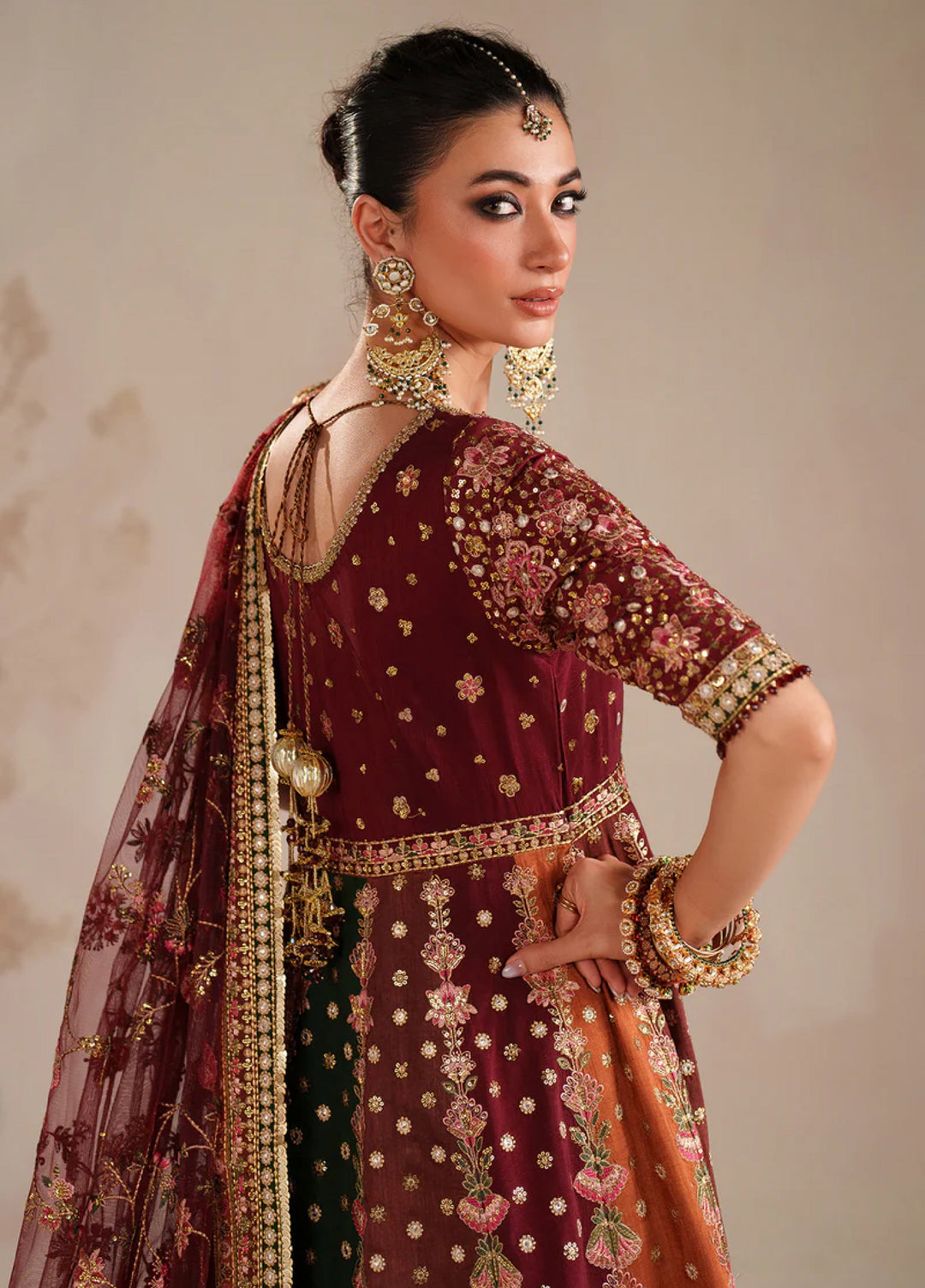 Chantelle by Baroque Unstitched Embroidered Raw Silk 3 Piece Suit BQ26UFC UF-4366 - Festive Collection