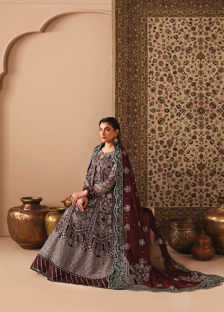 Neorah by Xenia Formals Unstitched Chiffon Embroidered 3 Piece Suit XE26UN D-7 QABITA - Festive Collection
