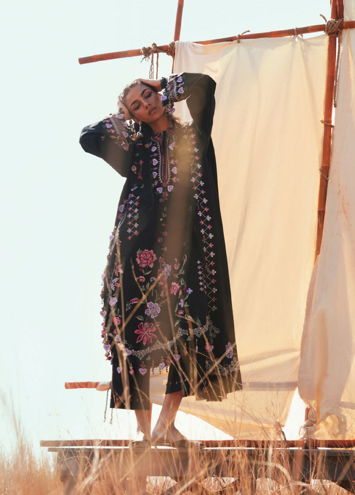 Zaha by Khadija Shah Unstitched Jacquard Embroidered Suits 3 Piece ZL25KW SEHYR ZW25-11 - Winter Collection