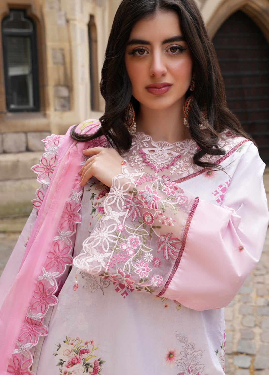 Al Zohaib Printkari Unstitched Embroidered Lawn 3 Piece Suit AZ26ULP 04 - Summer Collection