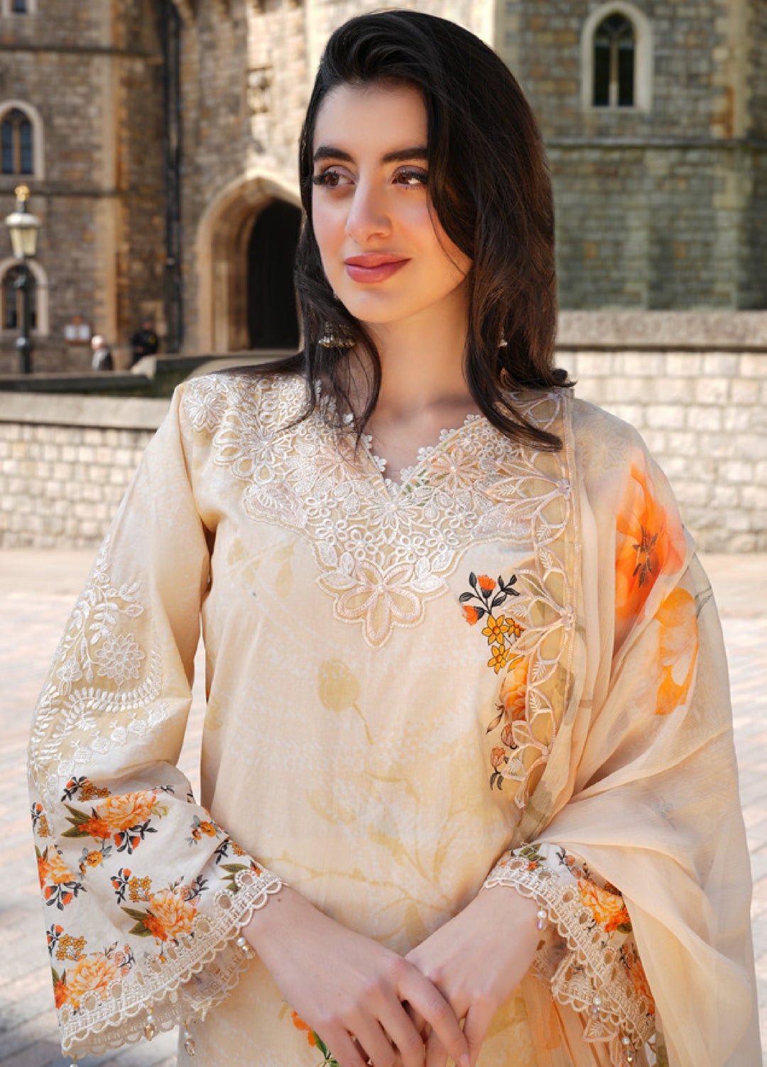 Al Zohaib Printkari Unstitched Embroidered Lawn 3 Piece Suit AZ26ULP 07 - Summer Collection