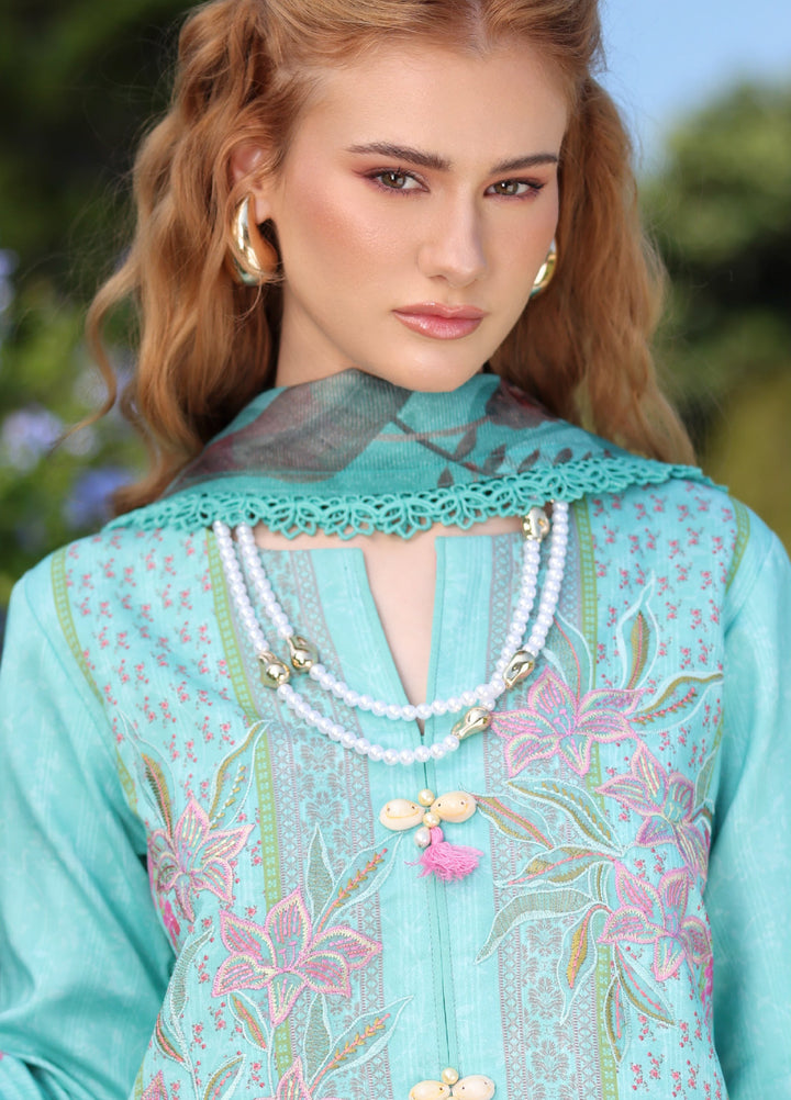 Rang Rasiya Lifestyle Lawn Unstitched Embroidered 3 Piece Suit RR25ULS ASTER - Summer Collection