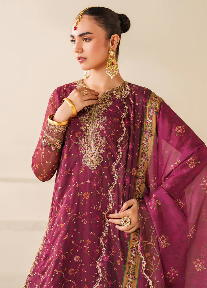 Chantelle by Baroque Unstitched Embroidered Chiffon 3 Piece Suit BQ26UFC UF-4277 - Festive Collection