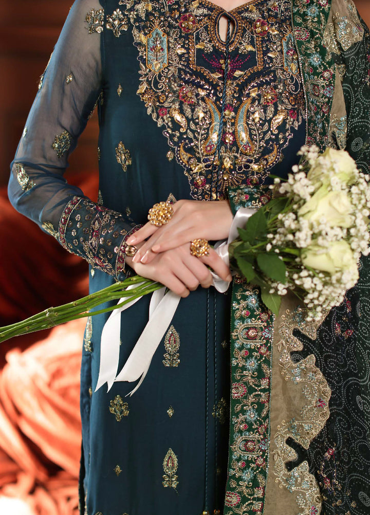 Alfaaz By Nureh Festive Unstitched Chiffon Embroidered 3 Piece Suits NU25AF NL-88 - Festive Collection