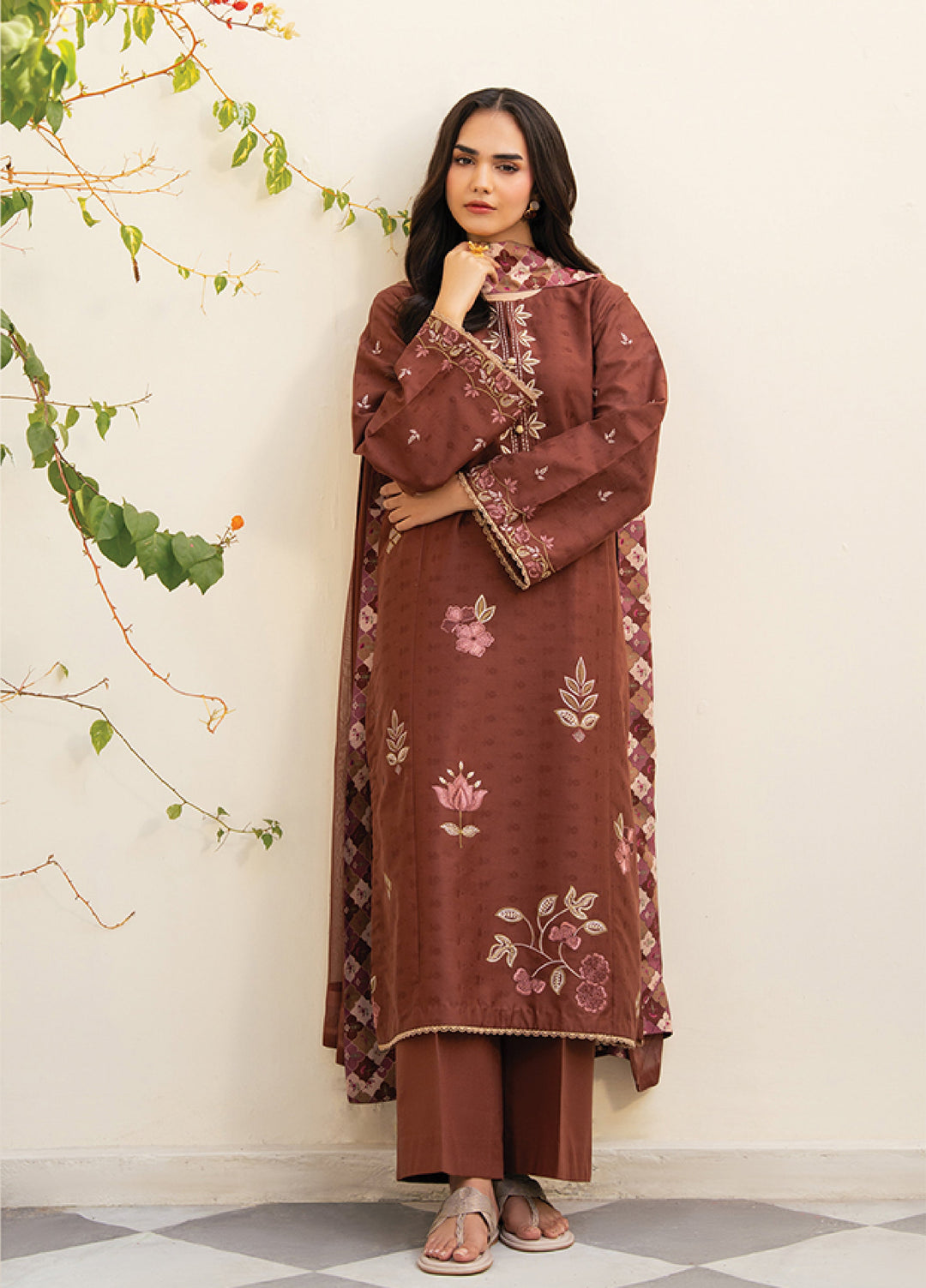 Xenia Formals RTW Embroidered Lawn 3 Piece XF26PL ZAYNA - Summer Collection