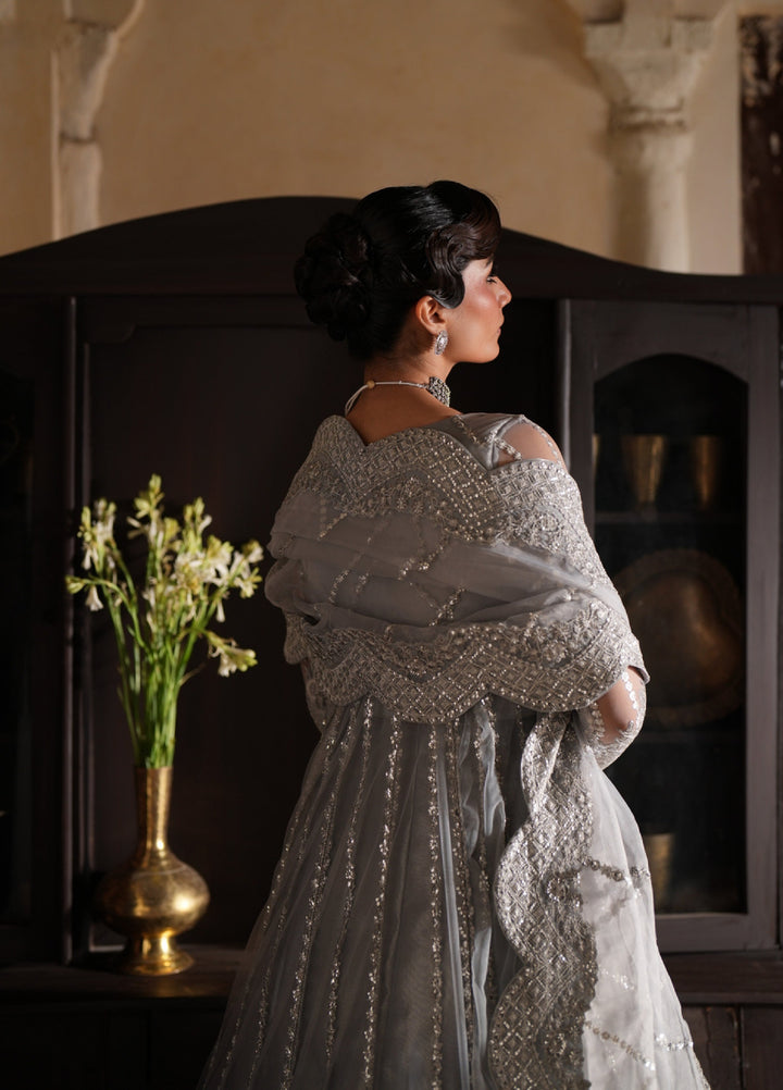 Dastan E Ishq by Ajr Festive Embroidered Unstitched Net 3 Piece Suits AJR25DI D-8 Mehar - Formals Collection