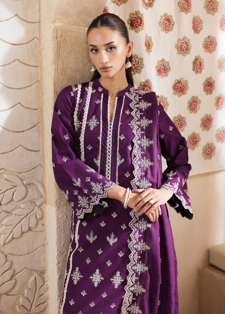 Nissa by Rajbari Unstitched Chikankari Embroidered Lawn 3 Piece Suit RB26UNCL D-4 - Summer Collection