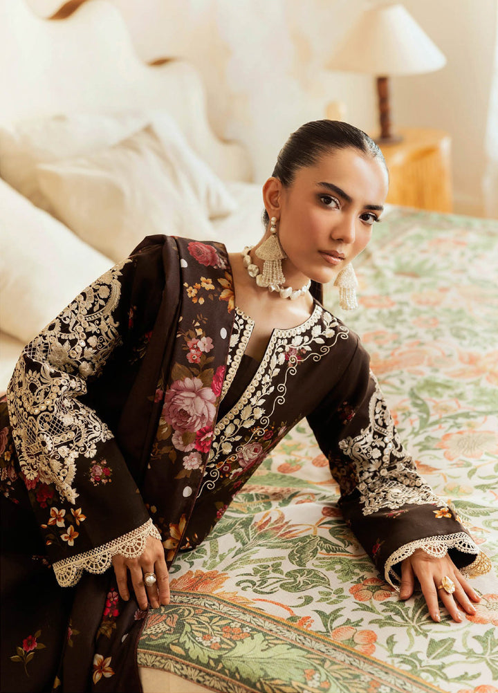 Nissa Floral Symphony by Rajbari Embroidered Marina Suits Unstitched 3 Piece RB25NM D-04 - Winter Collection